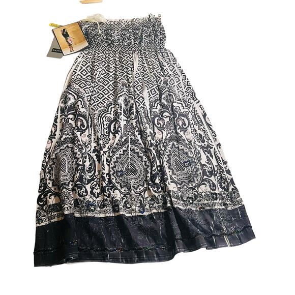 Lapis Convertible Skirt Dress One Size NWT Multicolored - Picture 2 of 10